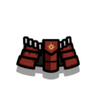 Crimson Daimyo Armor Belt