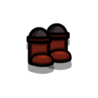 Crimson Daimyo Armor Boots