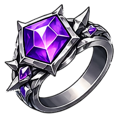 Miren Amethyst Thorn Signet