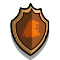 Gold Lion Shield